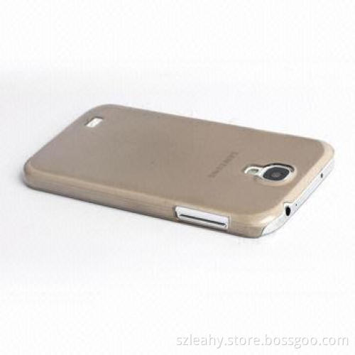 Colorful Transparent Dull Polish Plastic Case for Samsung Galaxy S4